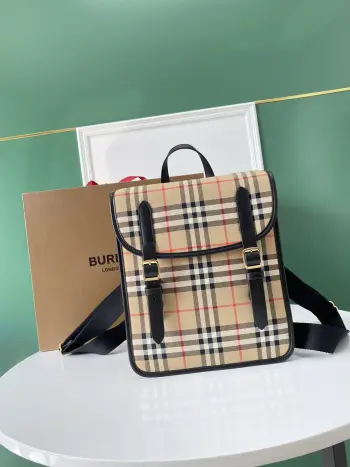 Plaid Square Backpack Backpack Replica Burberry backpacks