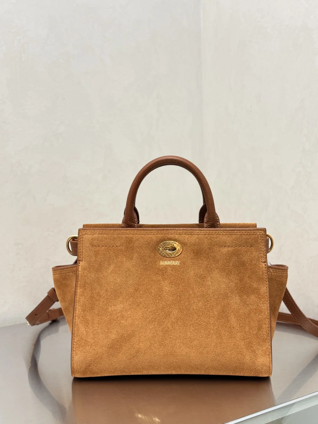 Burberry 3491 Crocodile Embossed Tote Bag Women s Crossbody Bag