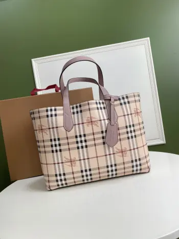 4001 Double-Sided Shopping Bag Women s Handbag Replica Burberry womens bags