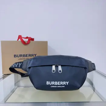 New Jacquard Fine Wool Fanny Pack Replica Burberry belt bags