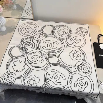 Reliant on printed silk scarves Replica Chanel Scarves and Shawls