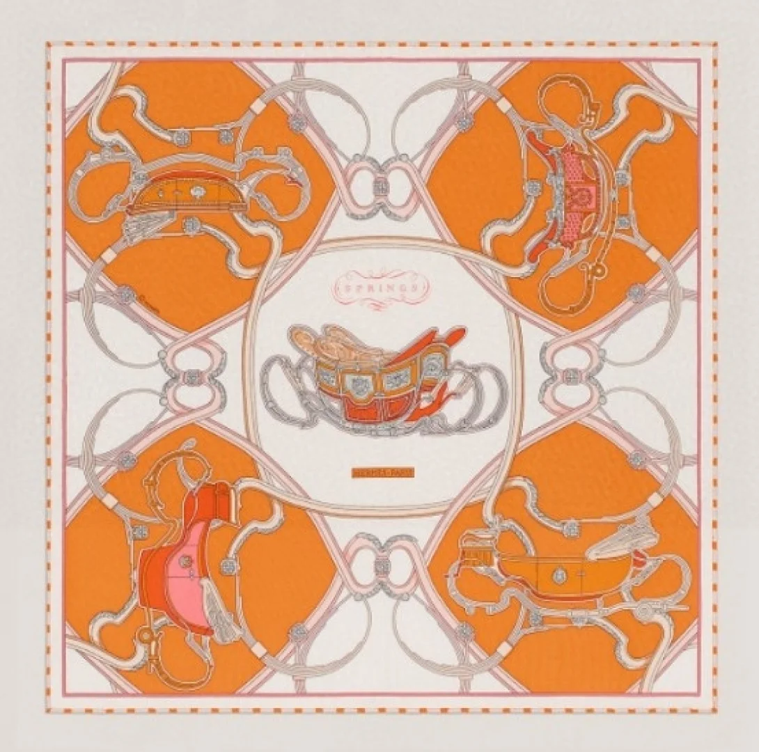 Hermes Diagonal silk scarf Hermes Diagonal silk scarf