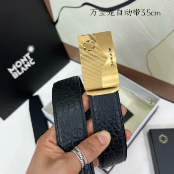 经典系列新品牛皮腰带 高仿万宝龙男士腰带