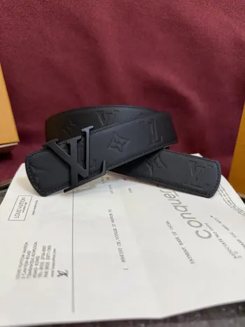 经典金属铜扣双面腰带 高仿LV男士腰带