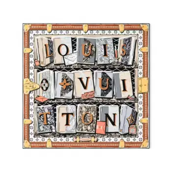 Reliant on printed silk scarves Replica Louis Vuitton Scarves and Shawls