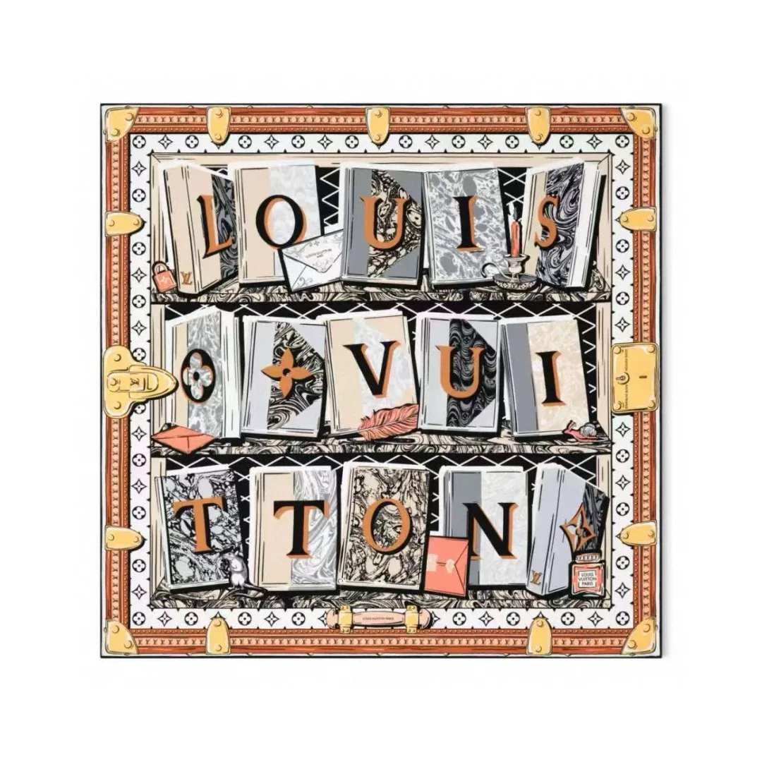 Louis Vuitton Reliant on printed silk scarves Louis Vuitton Reliant on printed silk scarves