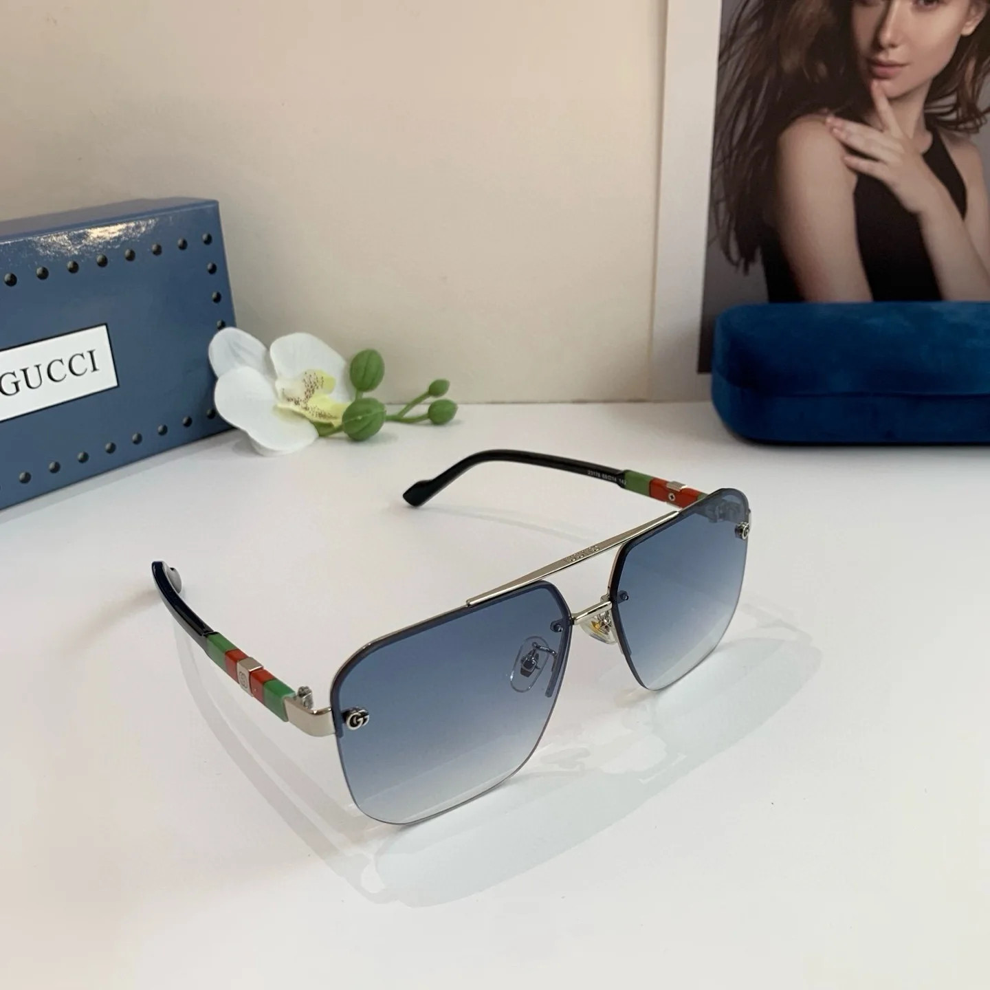 Gucci Square Fashion Sunglasses Gucci Square Fashion Sunglasses