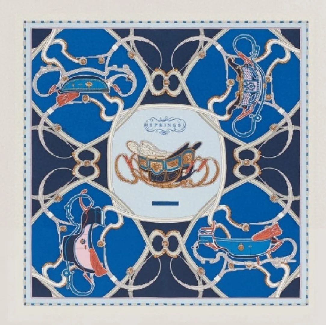 Hermes Diagonal silk scarf Hermes Diagonal silk scarf