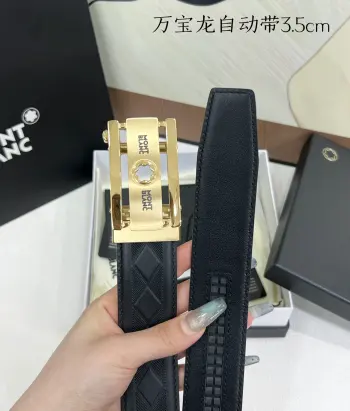 经典系列新品牛皮腰带 高仿万宝龙男士腰带