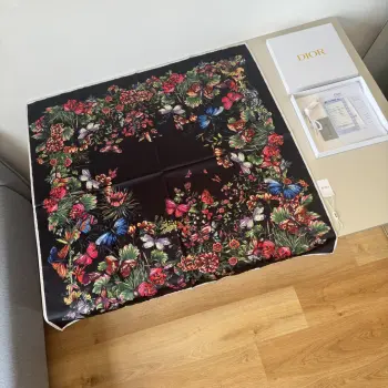 Dior patterned silk scarf Replica Dior Scarves and Shawls