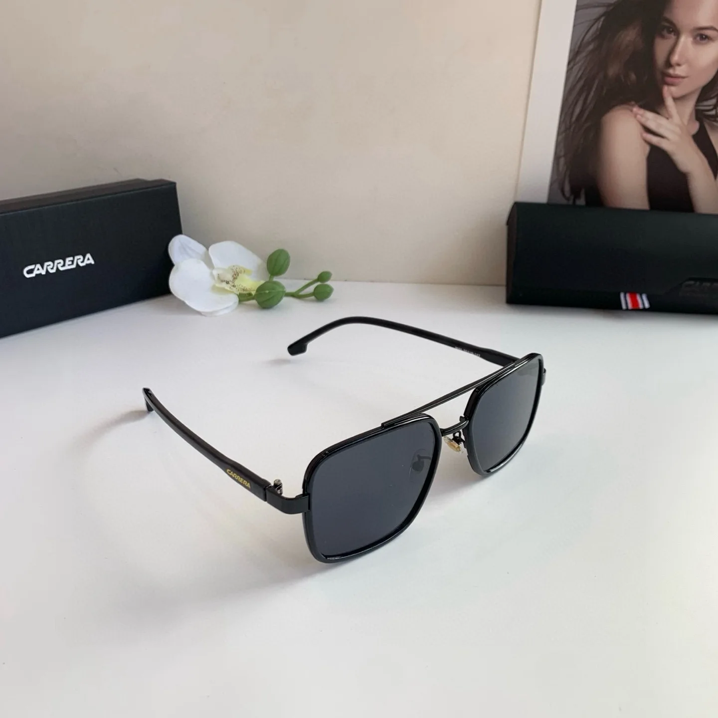 CARRERA square glasses