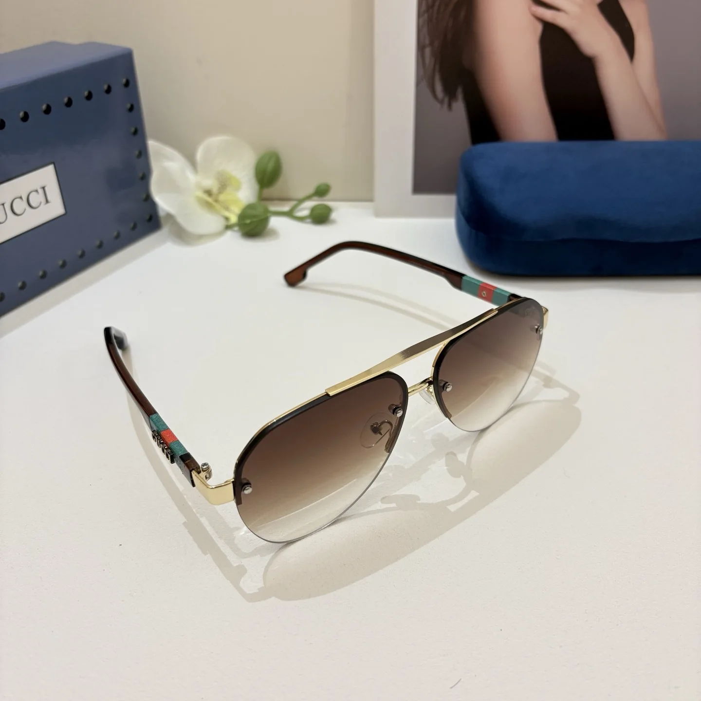 Gucci Spring new fashion polarized sunglasses Gucci Spring new fashion polarized sunglasses