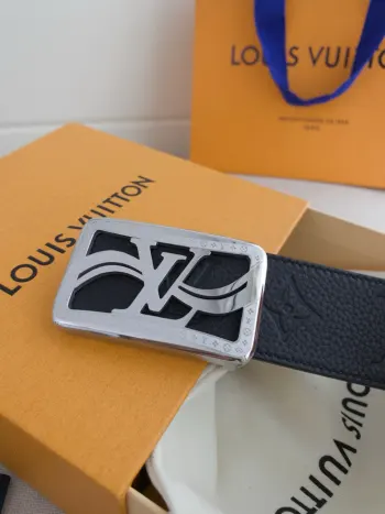 经典系列新品牛皮腰带 高仿LV男士腰带