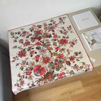 Dior patterned silk scarf Replica Dior Scarves and Shawls