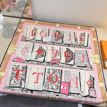 Reliant on printed silk scarves Replica Louis Vuitton Scarves and Shawls