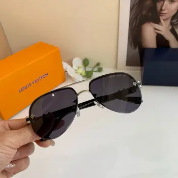 Korean-style frog frame sunglasses Replica Louis Vuitton Sunglasses