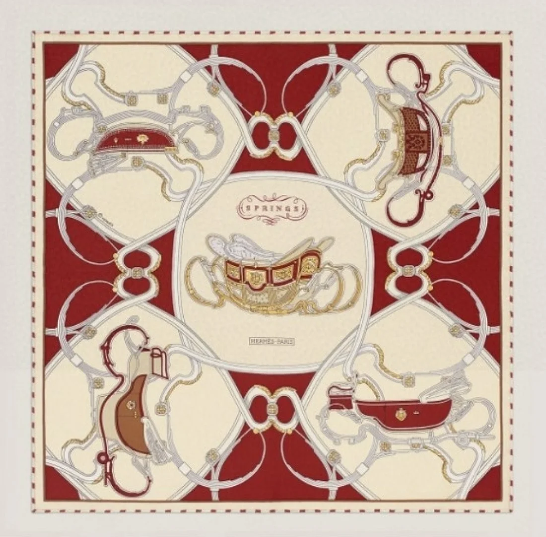 Hermes Diagonal silk scarf Hermes Diagonal silk scarf