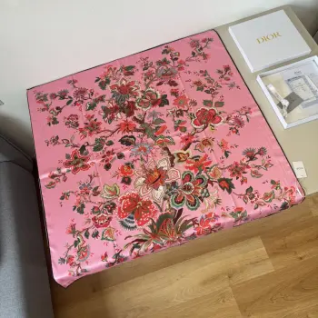 Dior patterned silk scarf Replica Dior Scarves and Shawls