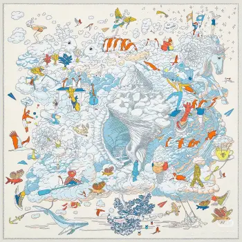 Pearl Pattern Double Silk Scarf Replica Hermes Scarves and Shawls