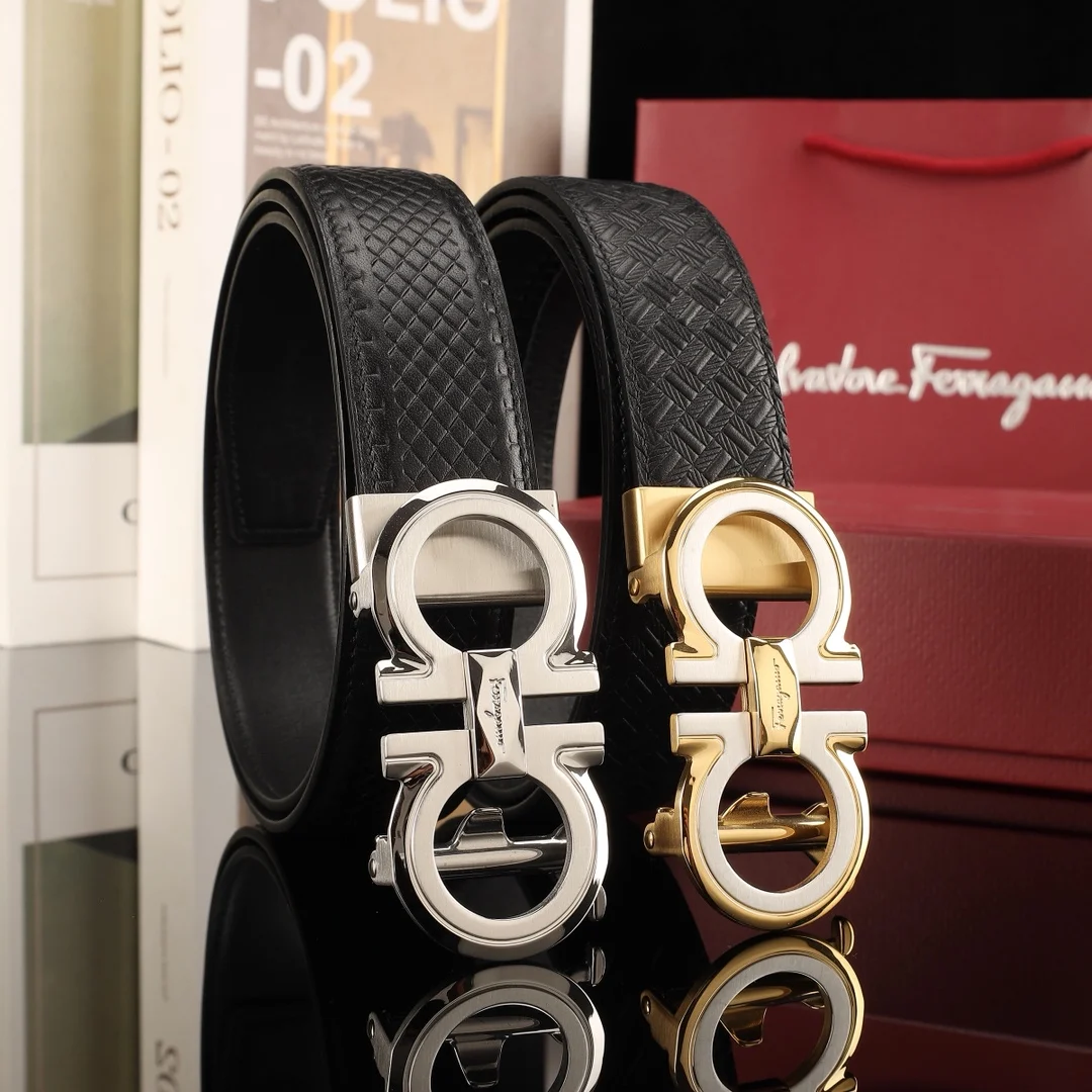 菲拉格慕 男士精品钢扣自动带 菲拉格慕 男士精品钢扣自动带