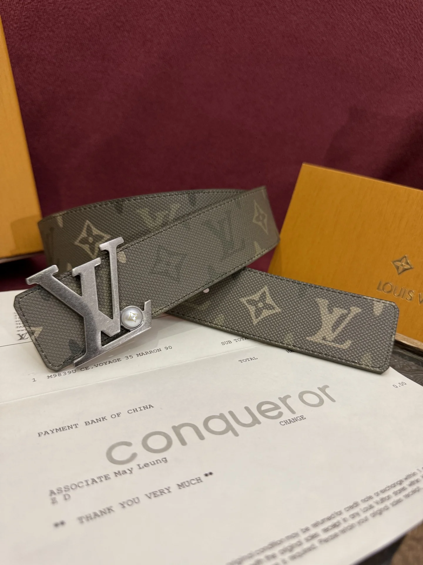 LV 男士精品 印花双面腰带 LV 男士精品 印花双面腰带