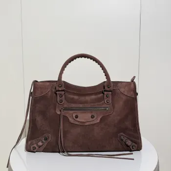 188072 新款麂皮款 女士斜挎包高仿巴黎世家女包