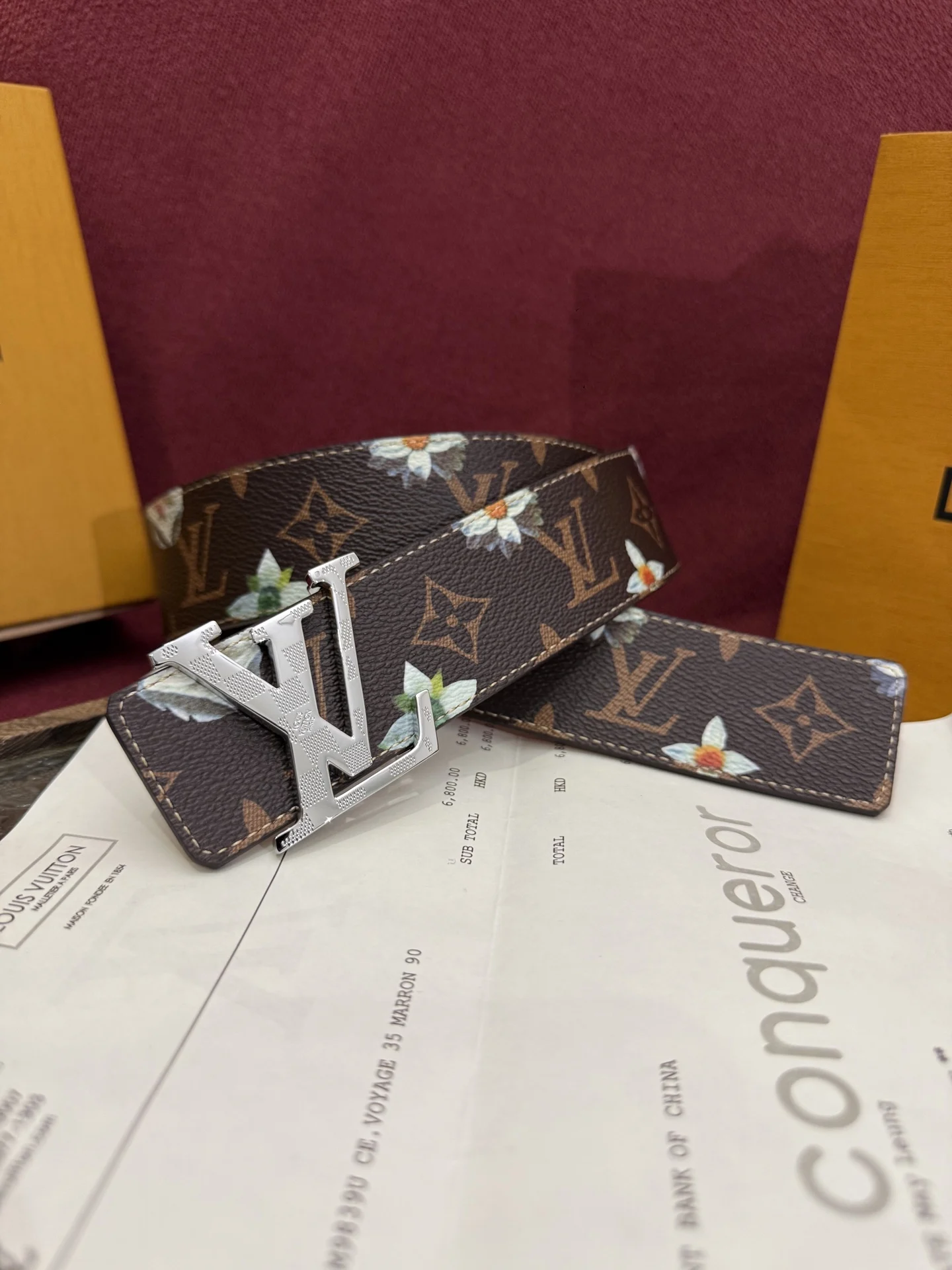 LV 男士精品 印花双面腰带 LV 男士精品 印花双面腰带