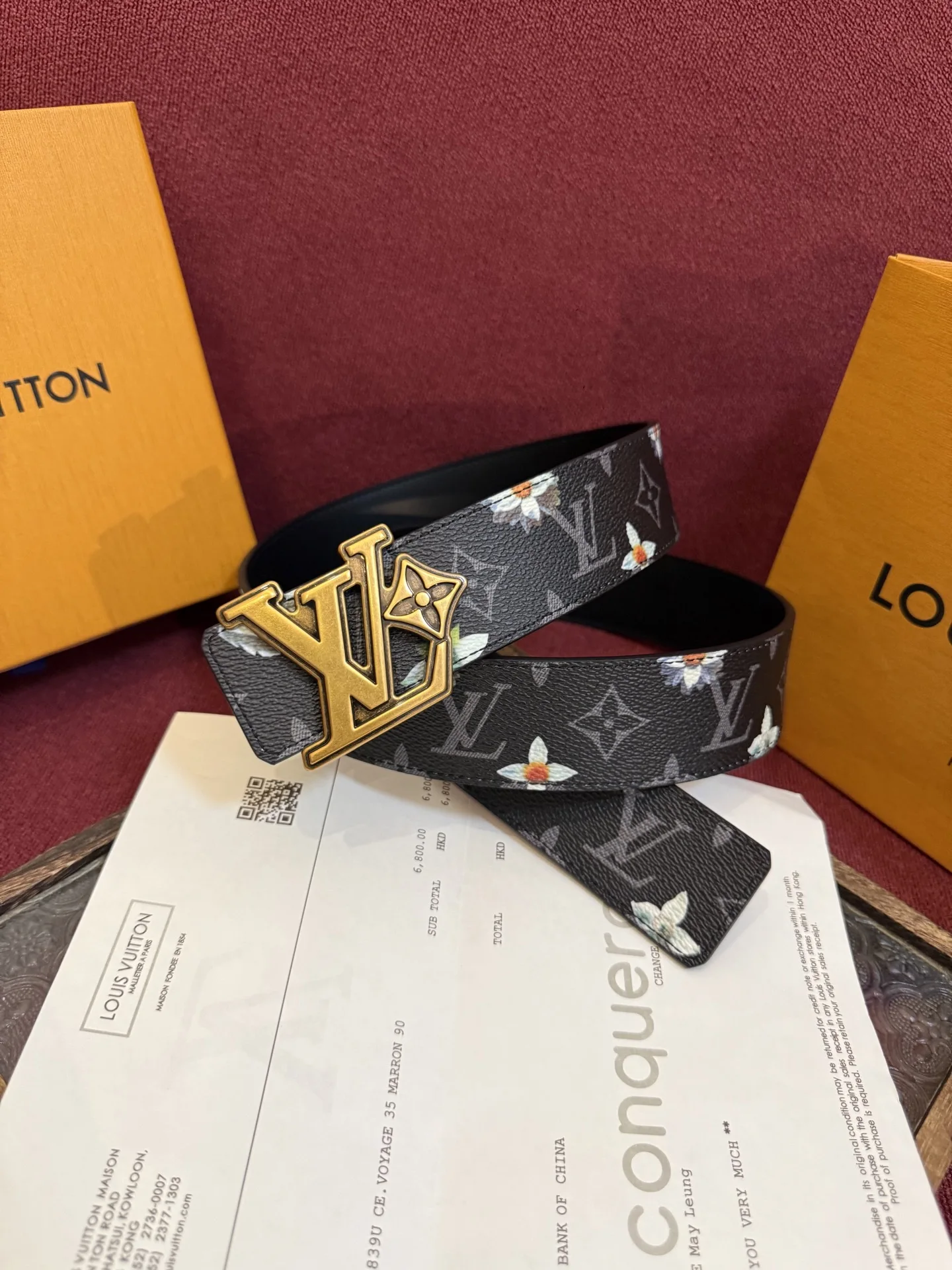 LV 男士精品 印花双面腰带 LV 男士精品 印花双面腰带