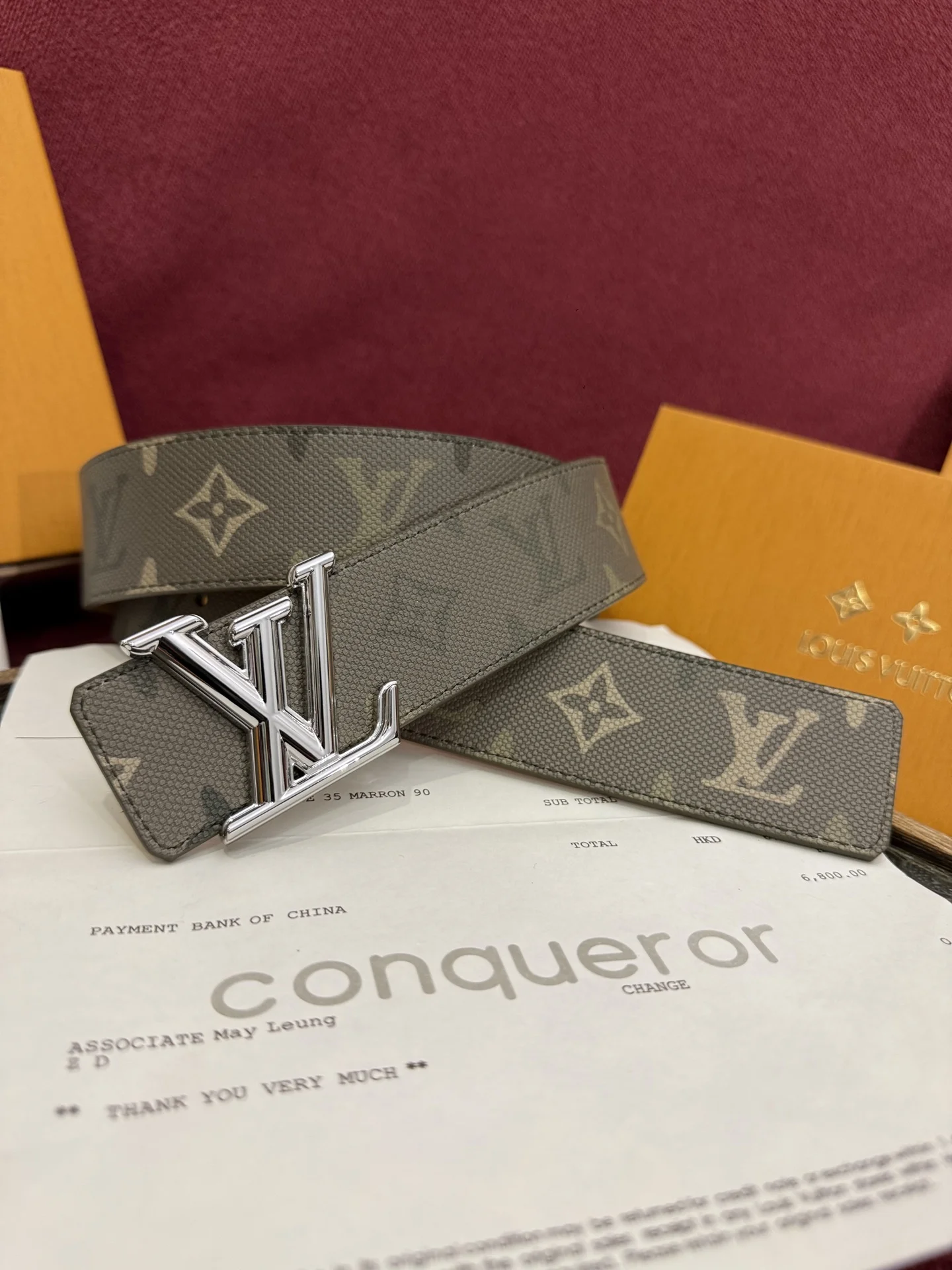 LV 男士精品 印花双面腰带 LV 男士精品 印花双面腰带