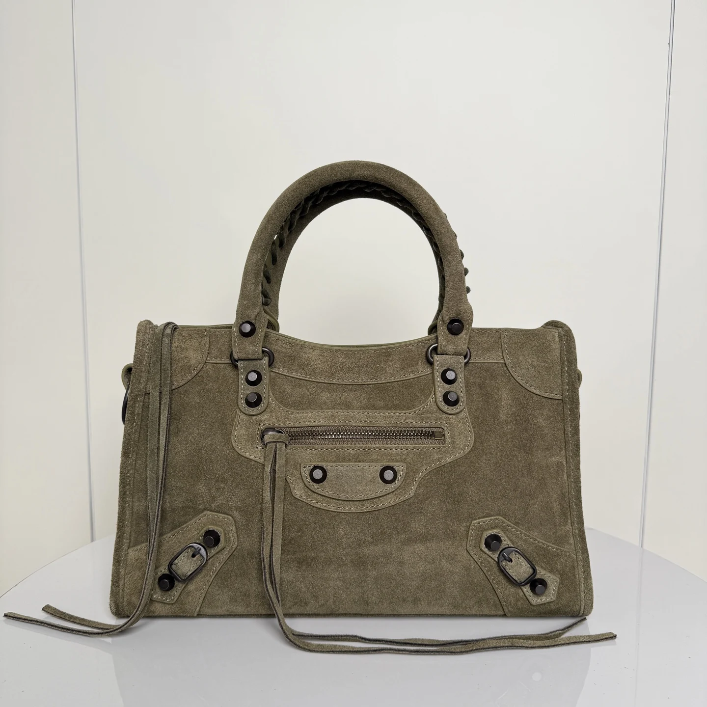 巴黎世家 188071 新款麂皮款 女士斜挎包