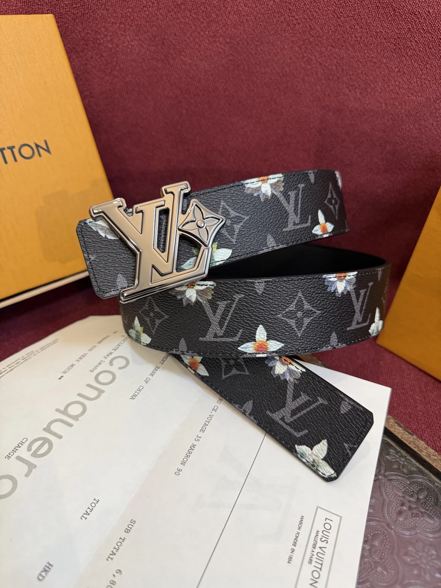 LV 男士精品 印花双面腰带 LV 男士精品 印花双面腰带
