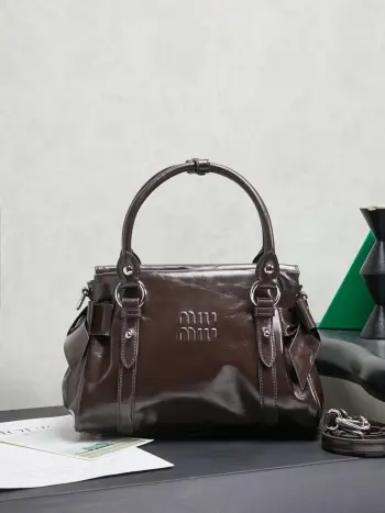 5BA327 新品石楠木机车包手袋 女士斜挎包高仿缪缪女包