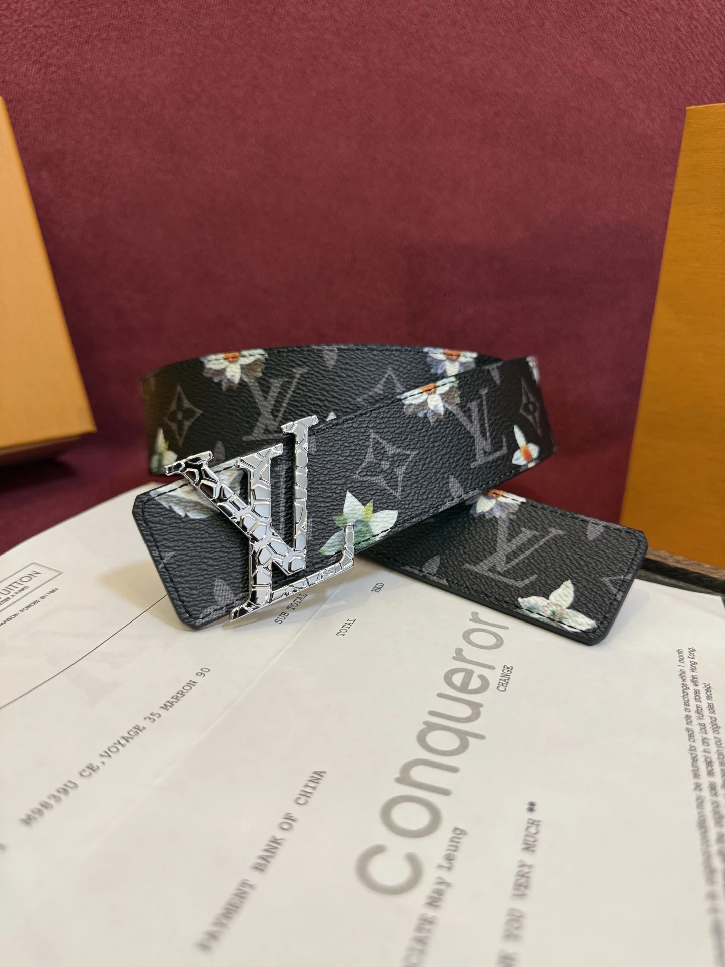 LV 男士精品 印花双面腰带 LV 男士精品 印花双面腰带