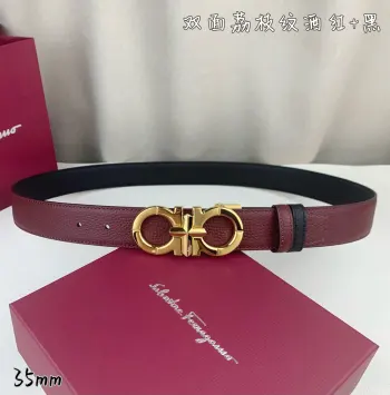 男士精品 印花双面腰带 高仿菲拉格慕男士腰带