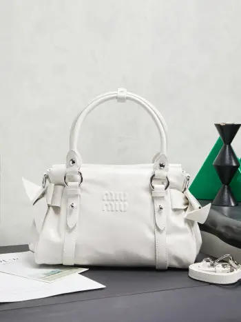 5BA327 新品石楠木机车包手袋 女士斜挎包高仿缪缪女包