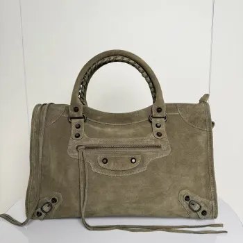 188072 新款麂皮款 女士斜挎包高仿巴黎世家女包