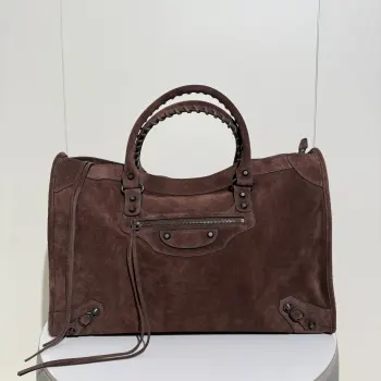 188069 新款麂皮款 女士斜挎包高仿巴黎世家女包