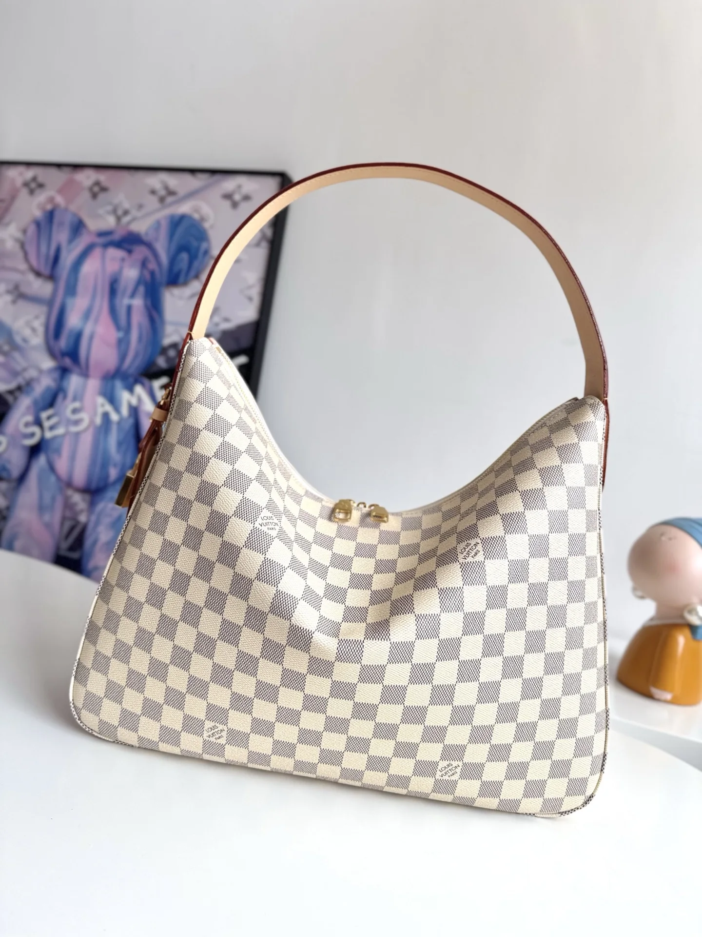 LV N00126 帆布图案手袋 女士单肩包 LV N00126 帆布图案手袋 女士单肩包