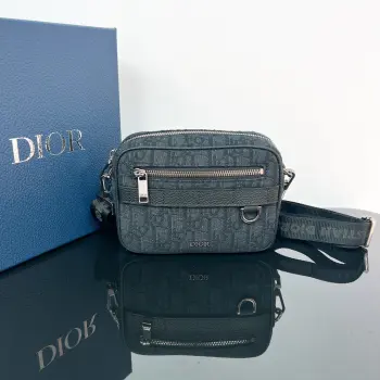 新品男士safari信使包 男士斜挎包 高仿迪奥男包