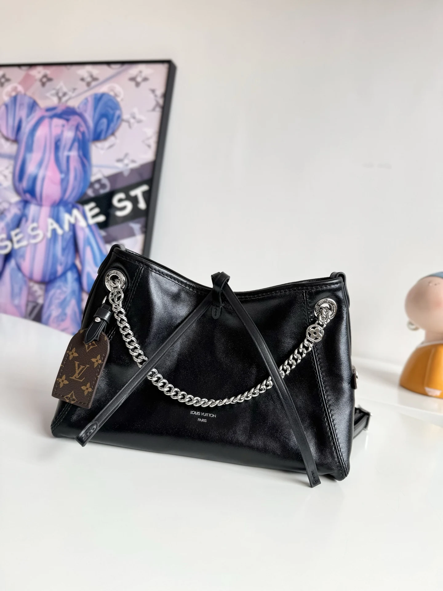 LV M12888 花卉金属链条手袋 女士斜挎包 