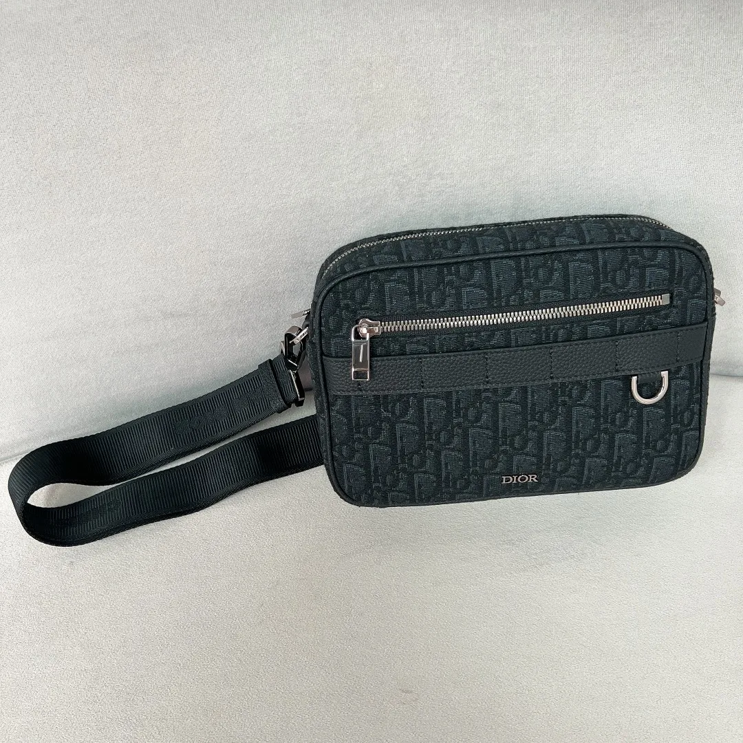 迪奥 新品男士safari信使包 男士斜挎包