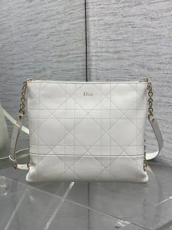 新款格纹皮革链条包 女士斜挎包 高仿迪奥女包