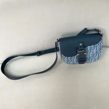 新品男士迷你马鞍信使包 男士斜挎包 高仿迪奥男包