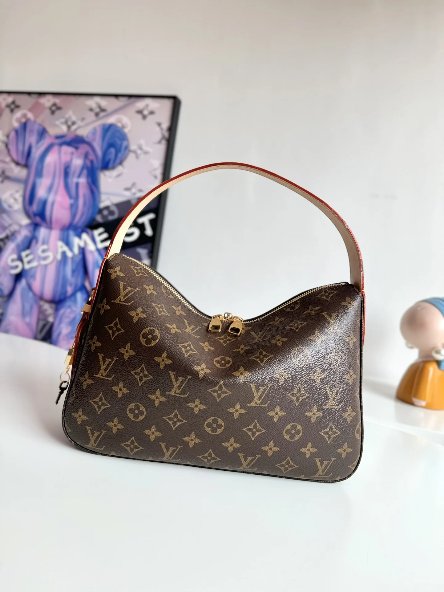 LV M11952 帆布小号手袋 女士单肩包