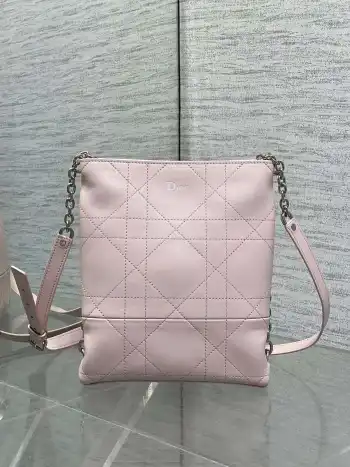 新款格纹皮革链条包 女士斜挎包 高仿迪奥女包