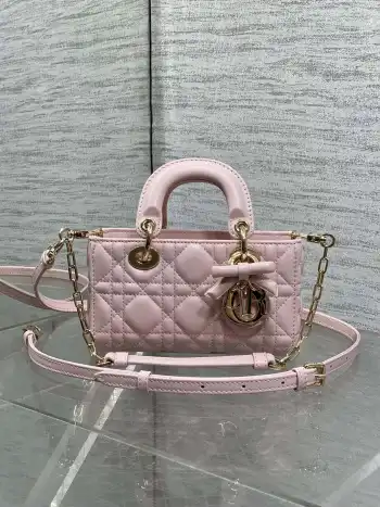 小号系列最新蝴蝶结五金手袋 女士斜挎包 高仿迪奥女包