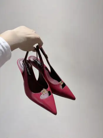 新款头层牛皮跟高10cm高跟凉鞋 高仿杜嘉班纳女士高跟鞋/单鞋