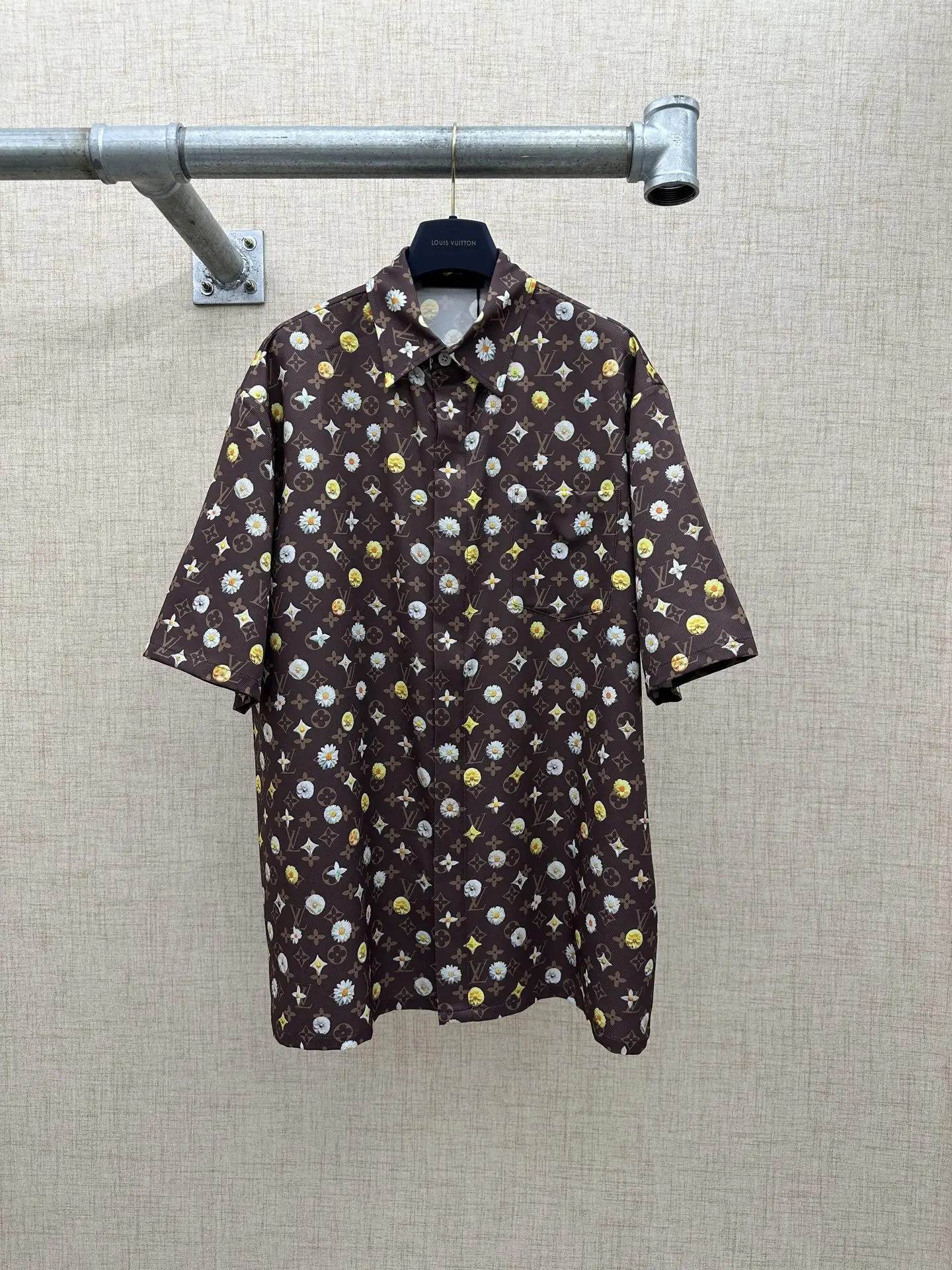 LV 桑蚕丝短袖衬衫 LV 桑蚕丝短袖衬衫