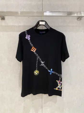 新款短袖圆领T恤 高仿LVT恤/POLO衫