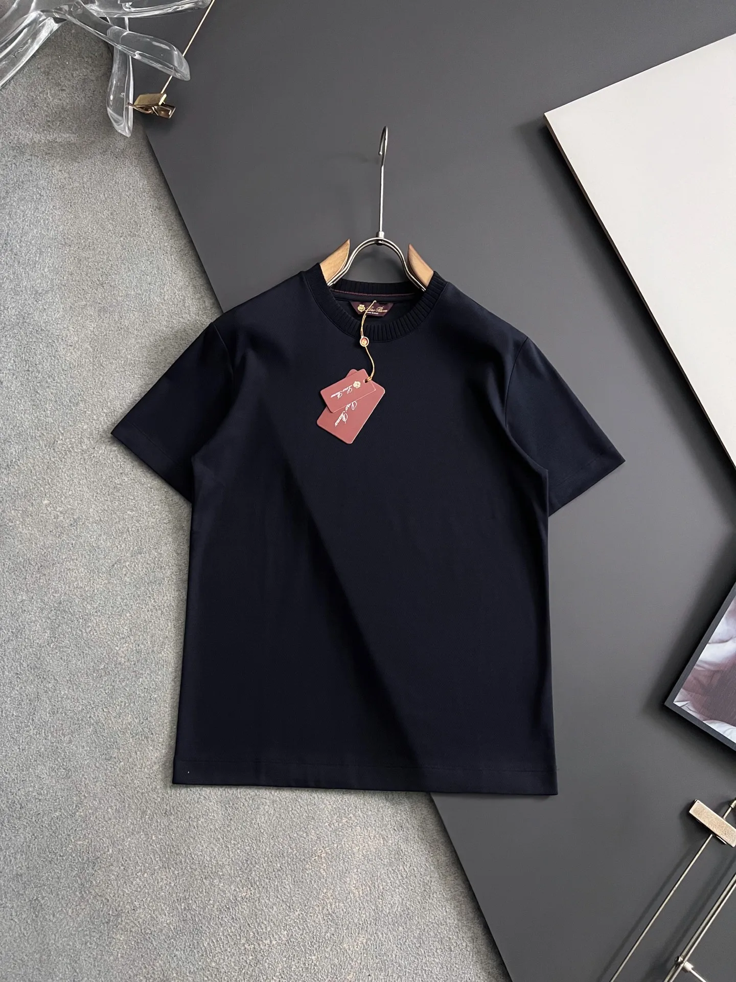 诺悠翩雅 双股丝光绝佳高品质进口牛奶丝T恤